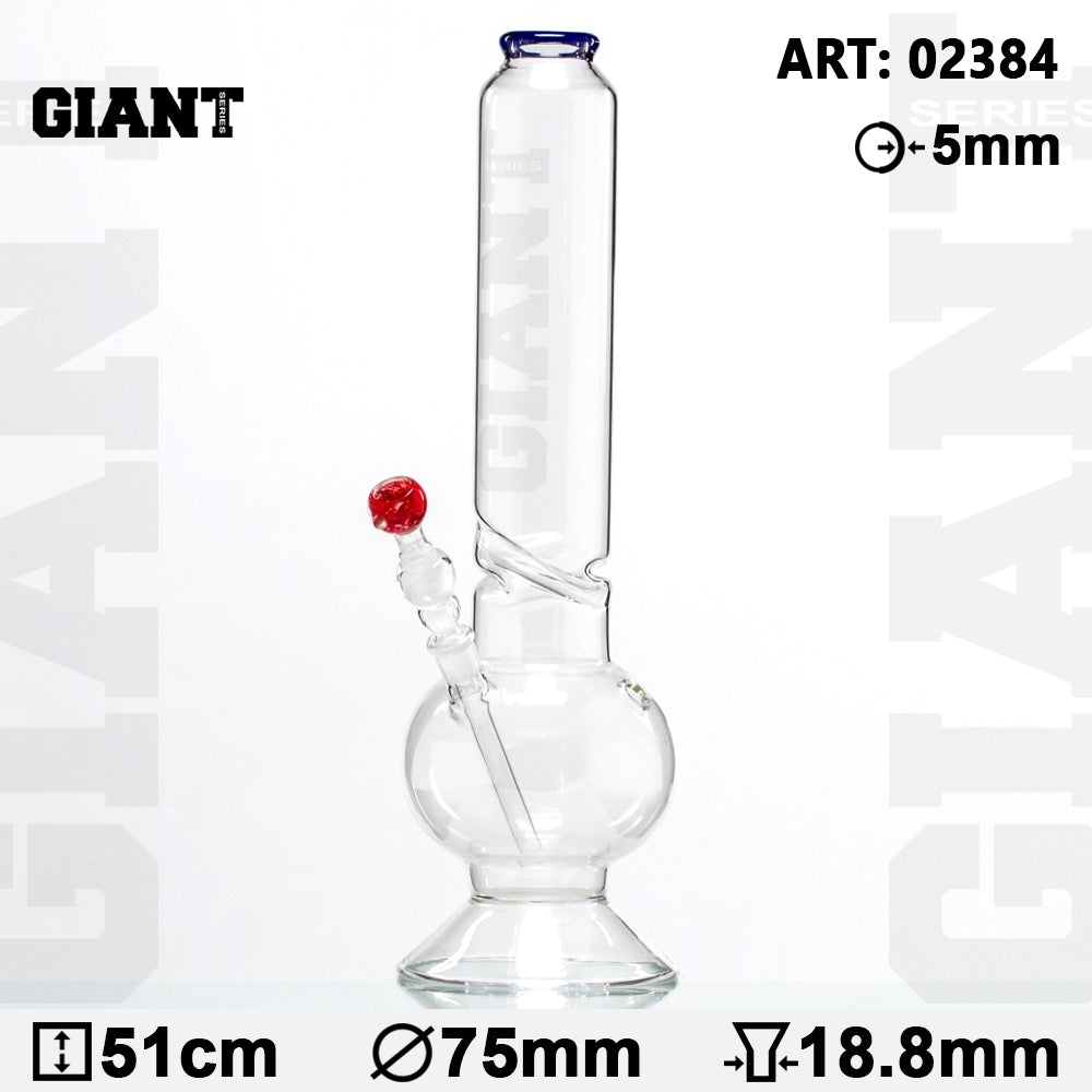 GIANT - GLASBONG - H:51cm - Ø:75mm