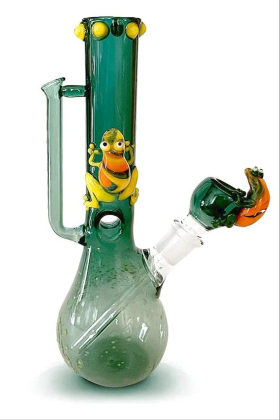 2BEEES - Frog Bong Big - Green Glass