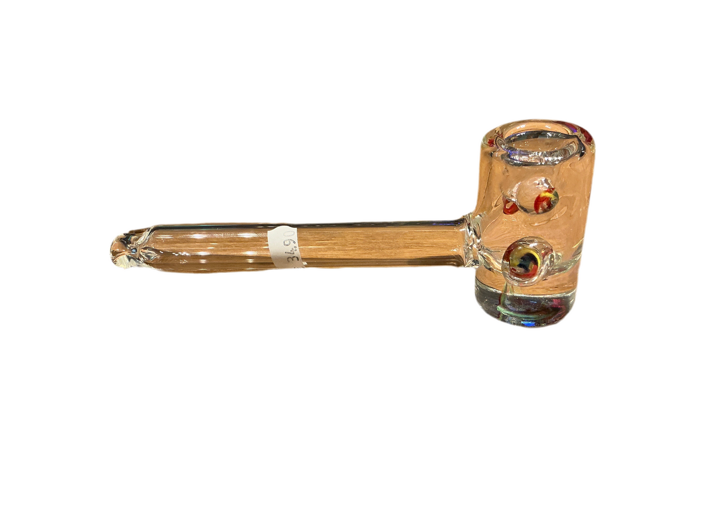 Glasspipe 2Beees mit Kickloch