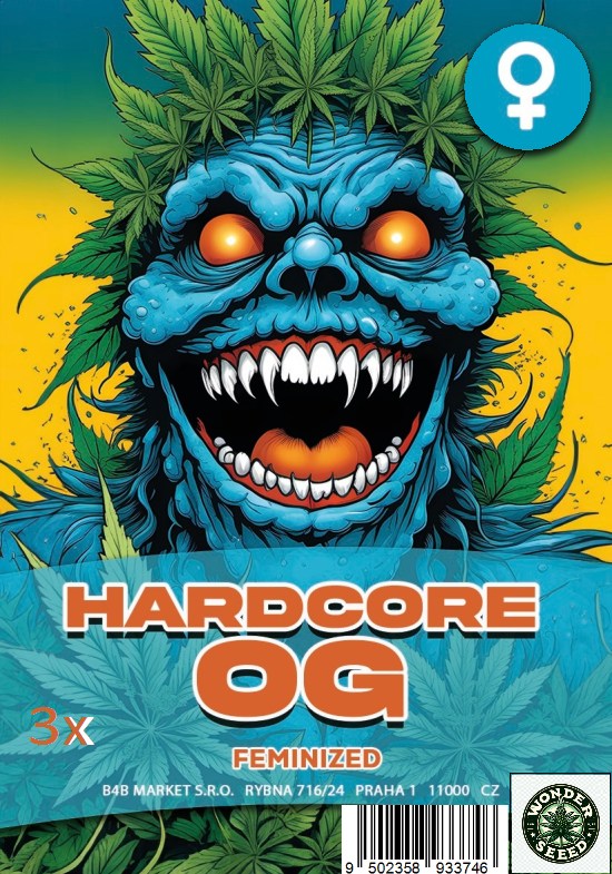 HARDCORE OG - WONDER SEED 3 Seeds