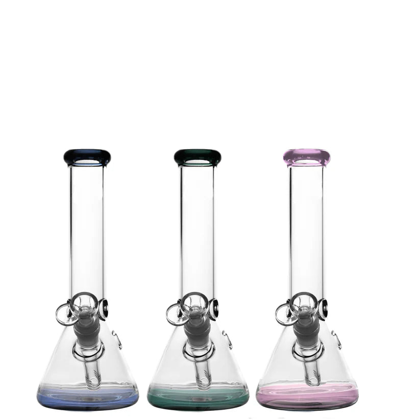 Lucid Glass 4mm Bong Colored Beaker 25cm mit Eisfach
