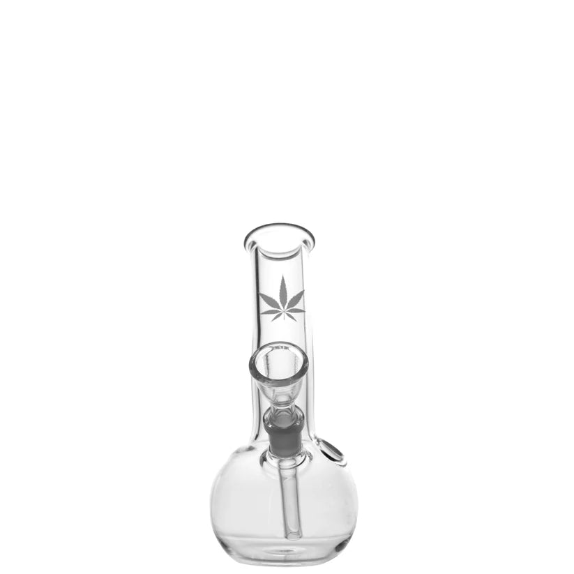 Lucid Glass 4mm Bong Bauch mit Knick 18cm