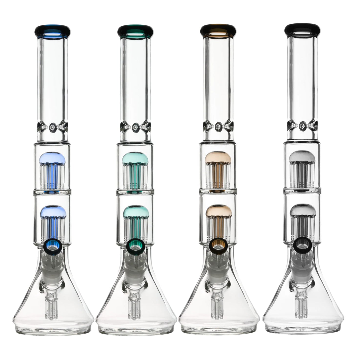 Lucid Glass - 9mm Percolator Bong Beaker 50cm