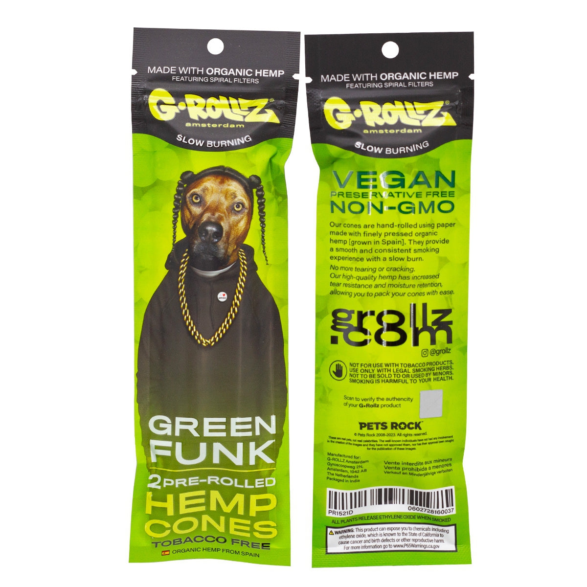 G-ROLLZ - 2X FLAVORED PRE-ROLLED HEMP CONES