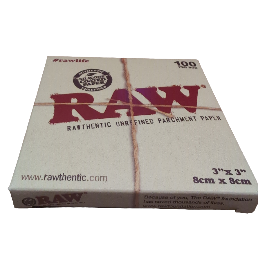 RAW Parchment Squares 100 PCS