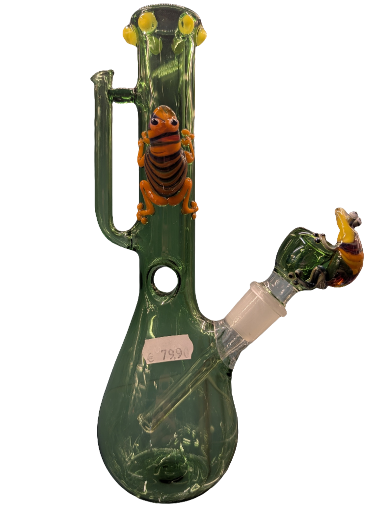 2BEEES - Frog Bong Small - Green Glass