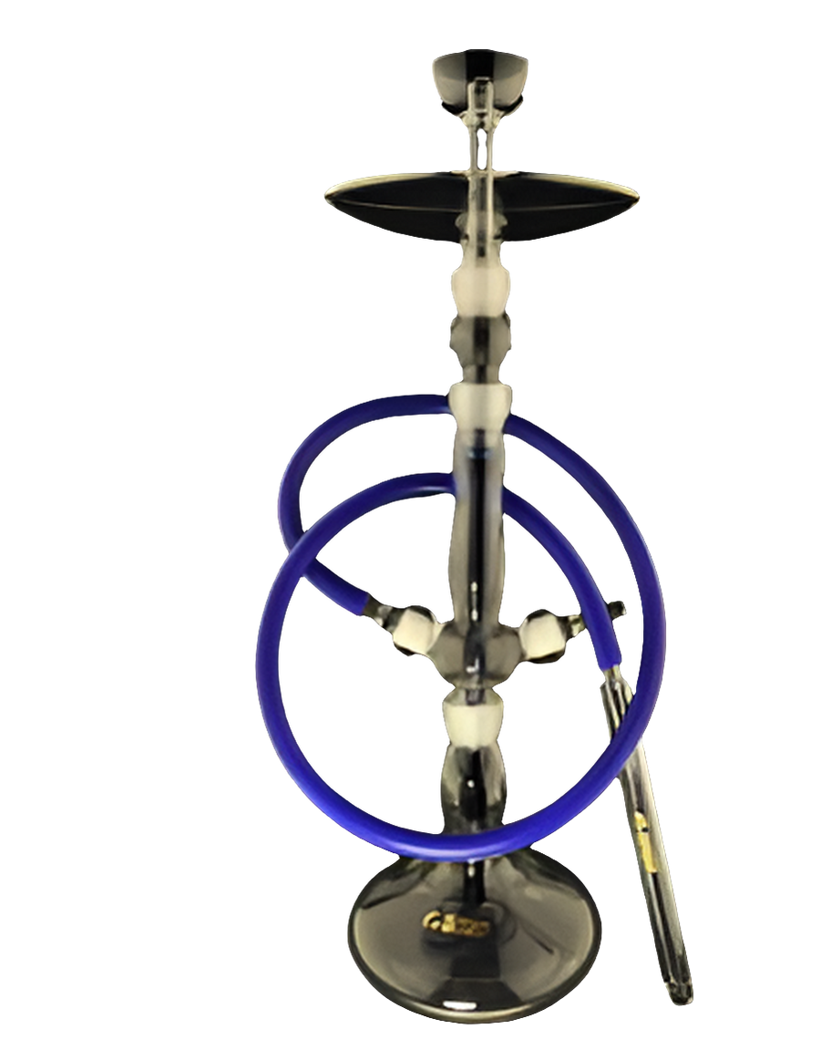 G-Spot - Glas Shisha blau komplett