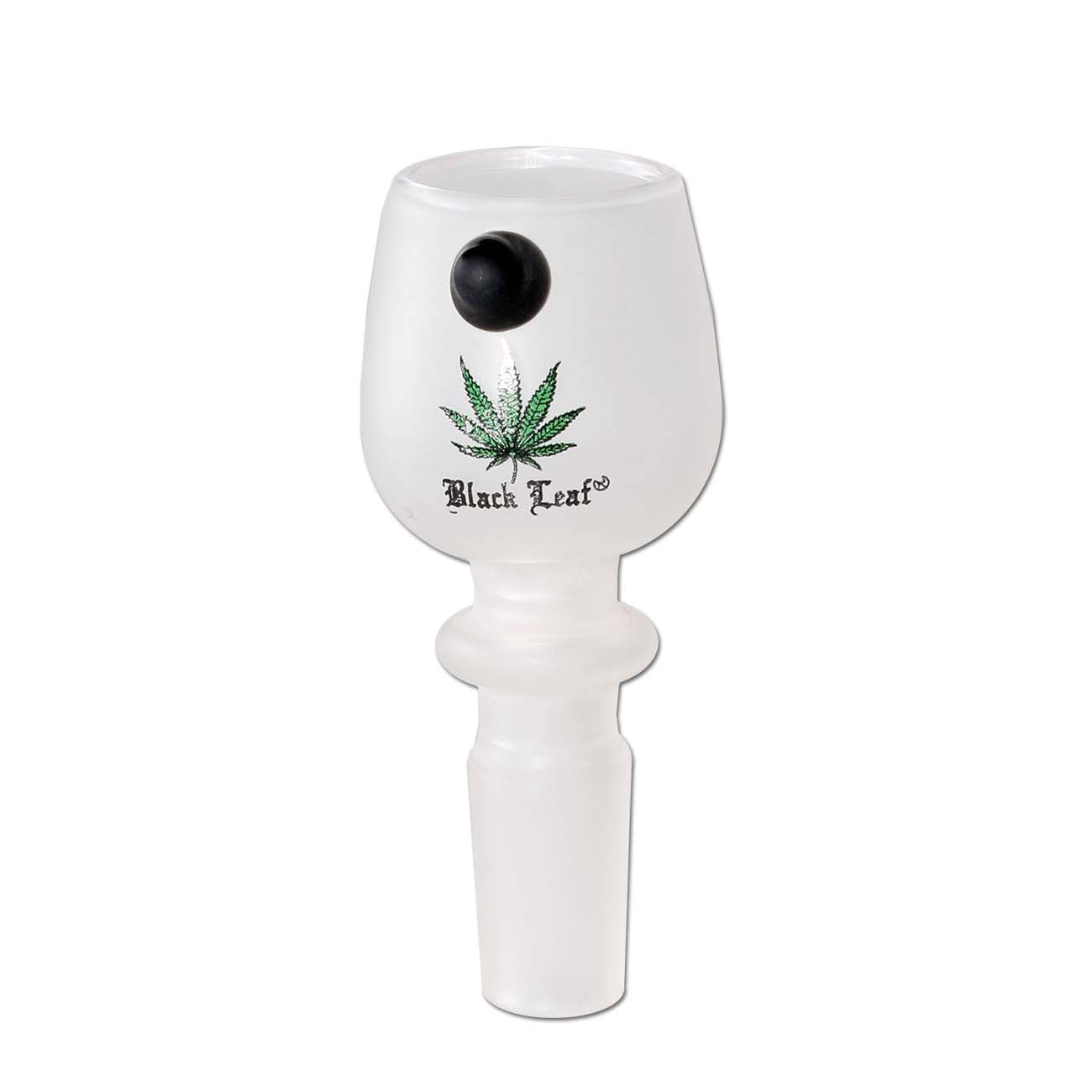 Black Leaf Glaskopf sandgestrahlt 14.4 mm