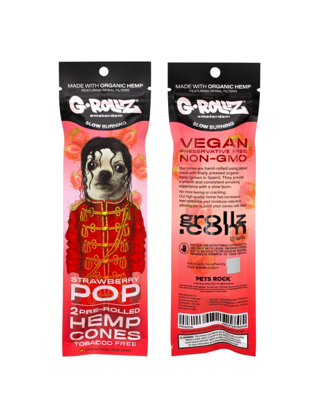 G-ROLLZ - 2X FLAVORED PRE-ROLLED HEMP CONES