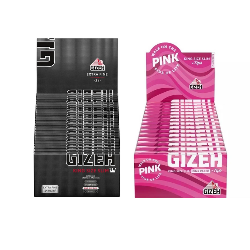 GIZEH KING SIZE SLIM - 50 X 34 PAPERS