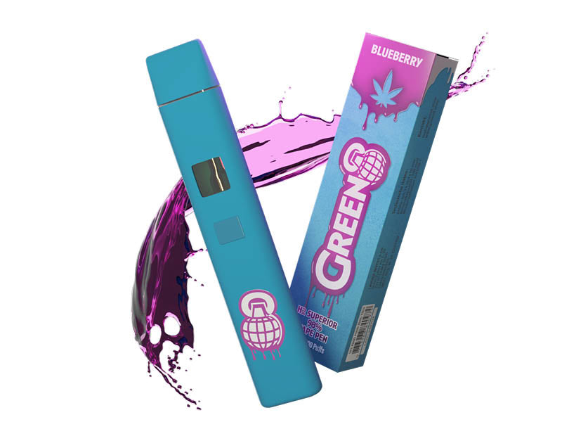 Green8 - H2 Superior - Blueberry - 98% H2 - 1ml - E-Shisha