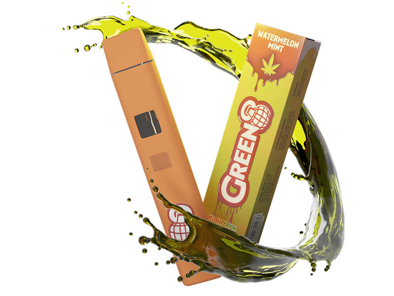 Green8 - H2 Superior -Watermelon Mint - 98% H2 - 1ml - E-Shisha