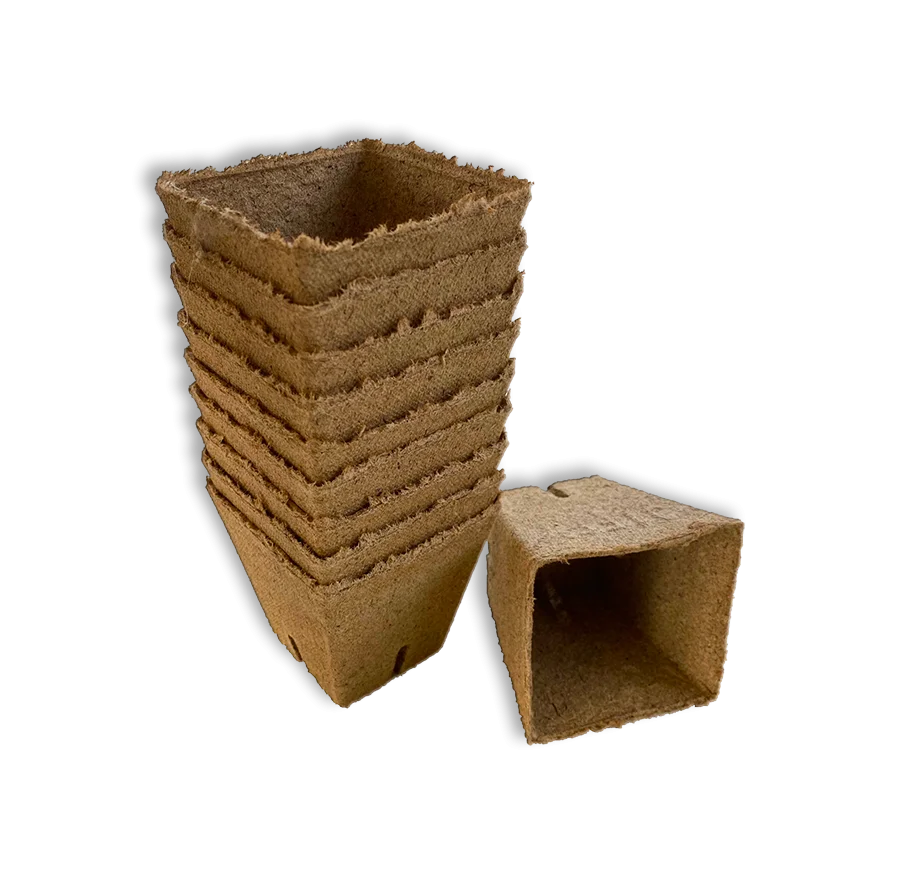 Jiffy Anzuchttöpfe, Löslich 8x8x8 cm