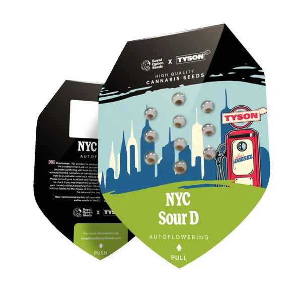 NYC Sour D - 3 Seeds + 3 Sample Seeds - Royal Queen Seeds