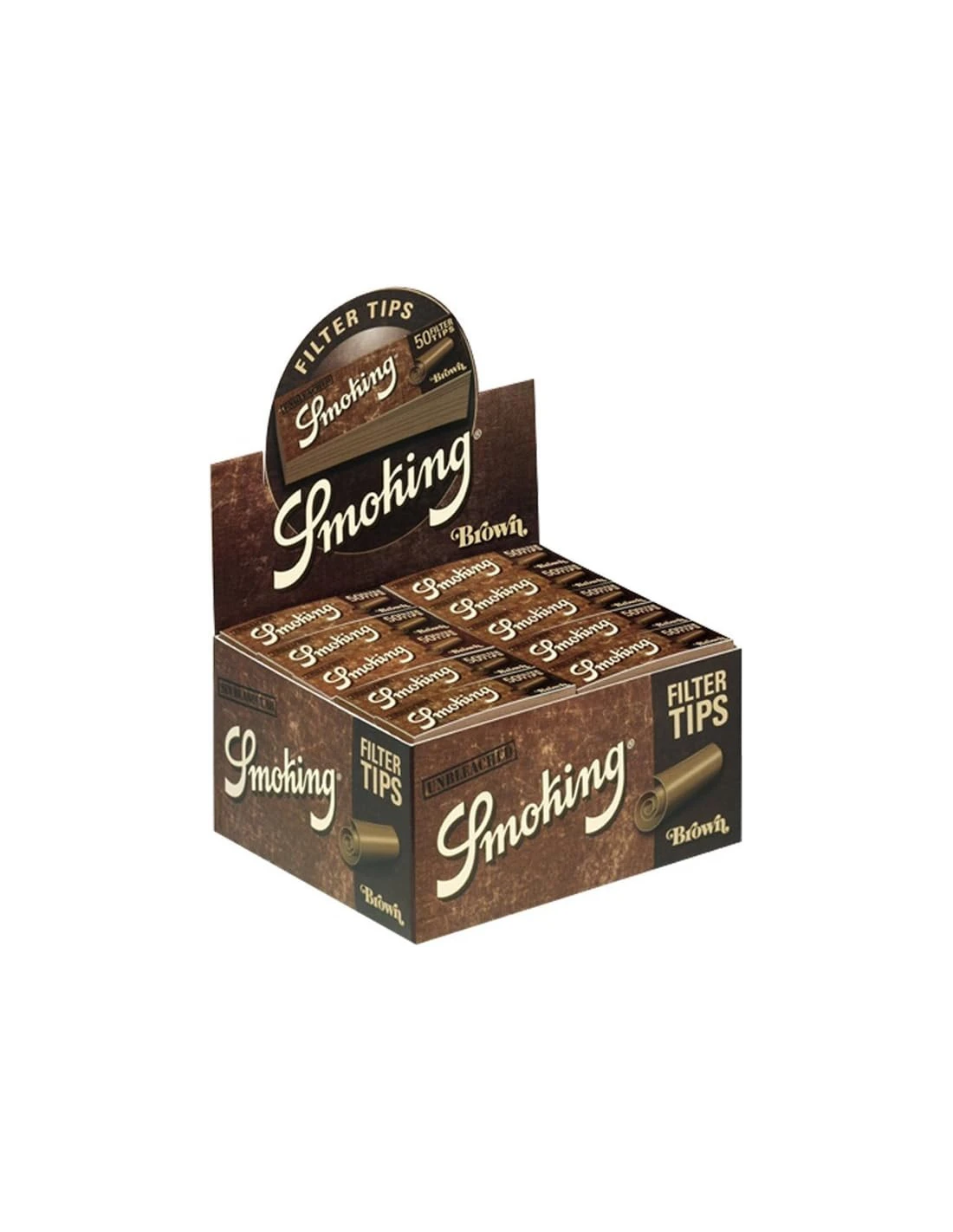 SMOKING BROWN TIPS 50 PCS