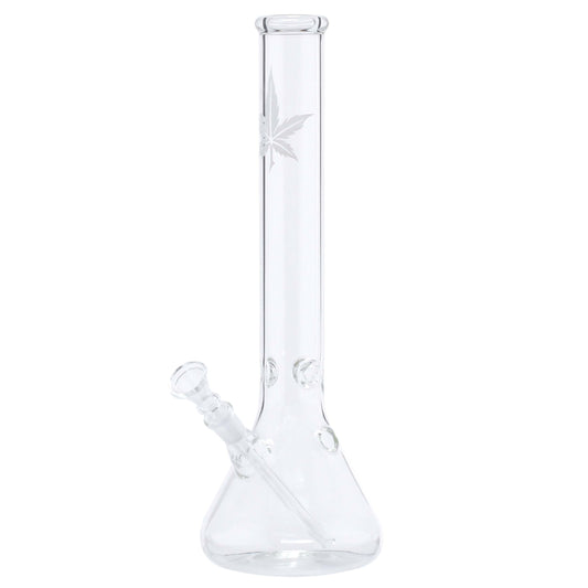 Blatt Becherglas Knolle - H:35cm