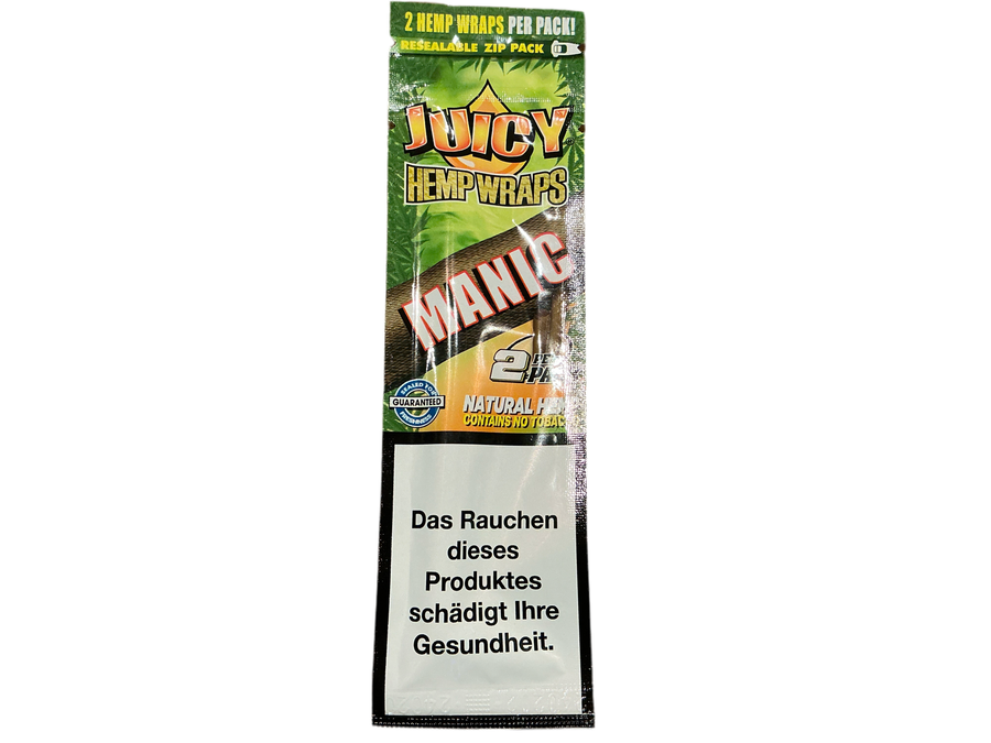 JUICY HEMP WRAPS - 2 HEMP WRAPS PER PACK