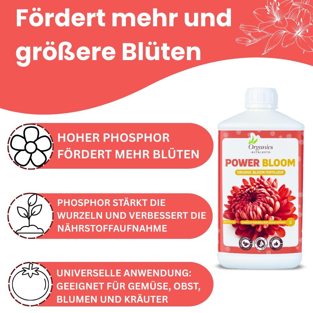 Organic Nutrients - Power Bloom – Organischer Blüh- und Fruchtdünger