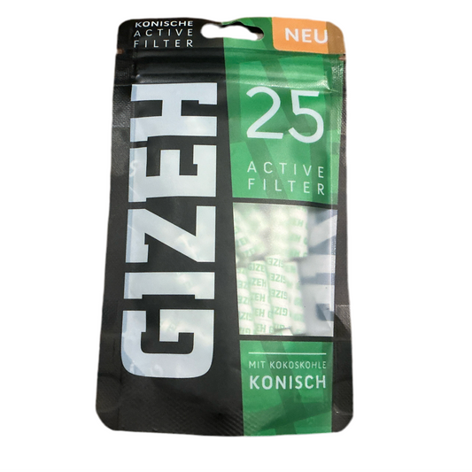 Gizeh Aktivkohle Filter 25 pcs