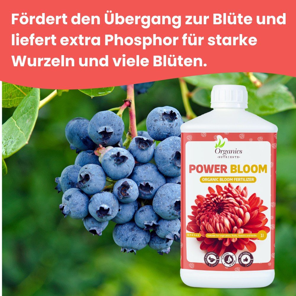 Organic Nutrients - Power Bloom – Organischer Blüh- und Fruchtdünger