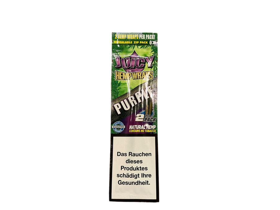 JUICY HEMP WRAPS - 2 HEMP WRAPS PER PACK