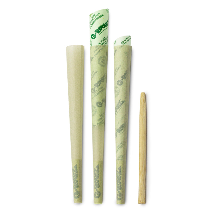 G-Rollz - Banksys Grafitti - Organic Hemp Green - 40 KS Cones