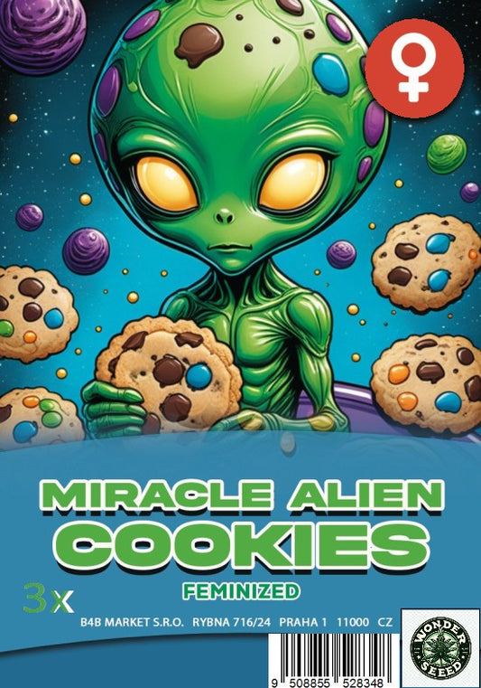 MIRACLE ALIEN COOKIES - WONDER SEED 3 Seeds