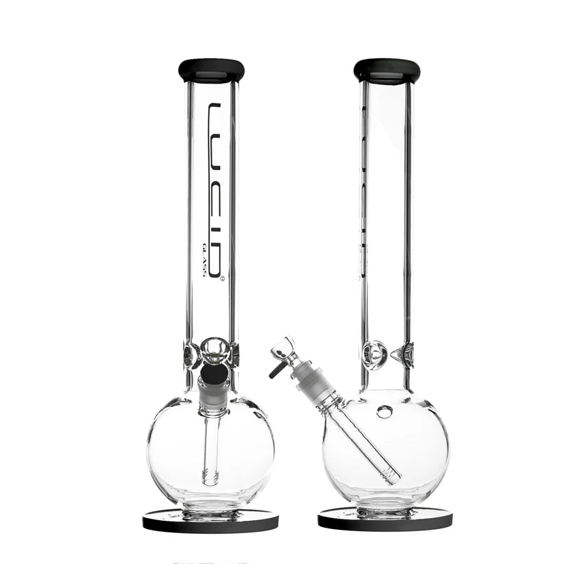 Lucid Glass - 7mm Bong Bauch mit Standfuß 42cm
