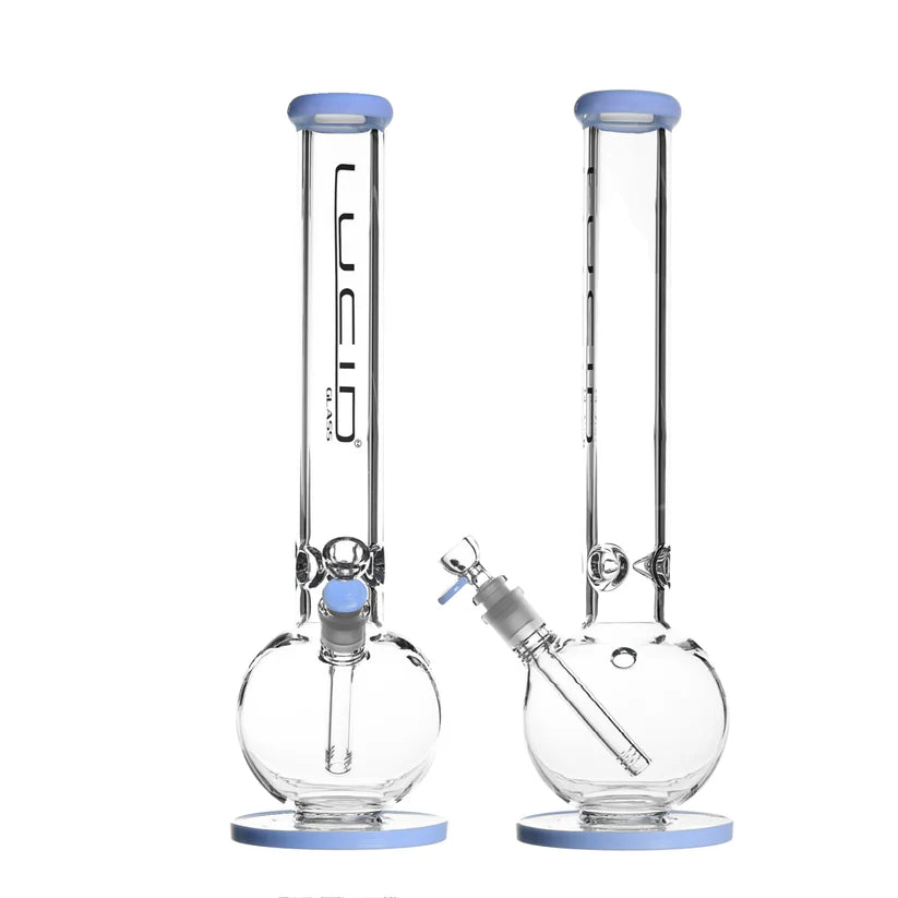 Lucid Glass - 7mm Bong Bauch mit Standfuß 42cm