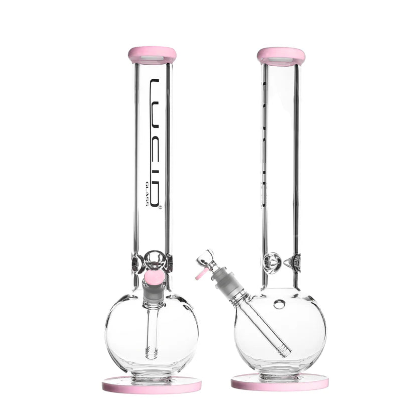 Lucid Glass - 7mm Bong Bauch mit Standfuß 42cm