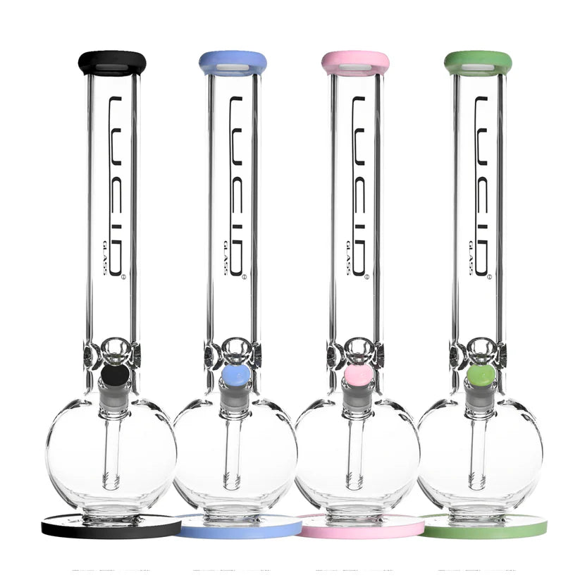 Lucid Glass - 7mm Bong Bauch mit Standfuß 42cm