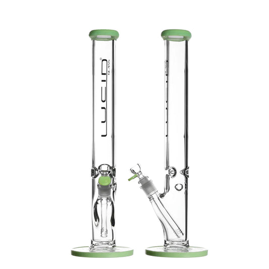 Lucid Glass - 7mm Bong Tower 45cm - Milky Green
