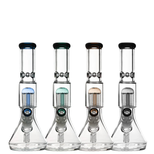 Lucid Glass - 9mm Percolator Bong Beaker 35cm