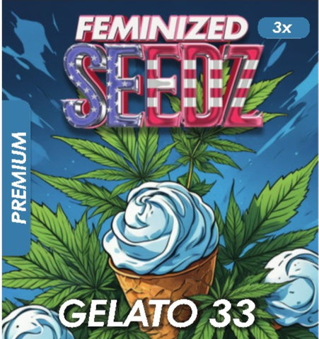 Gelato 33 - USA Premium Feminized Seeds