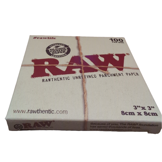 RAW Parchment Squares 100 PCS