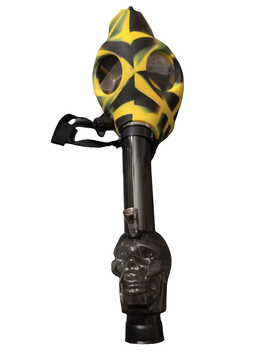 Gas Mask Bong (Glow in the Dark)