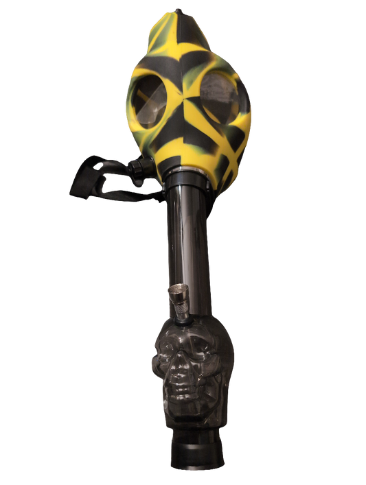 Gas Mask Bong (Glow in the Dark)