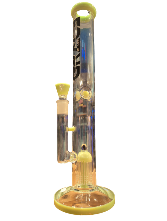 GRACE GLASS - PASTELL GREEN - PERC BONG