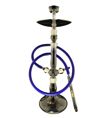 G-Spot - Glas Shisha blau komplett