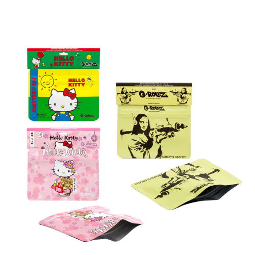 Smell Proof Bags 105 x 80mm - 8 Pieces - G-ROLLZ