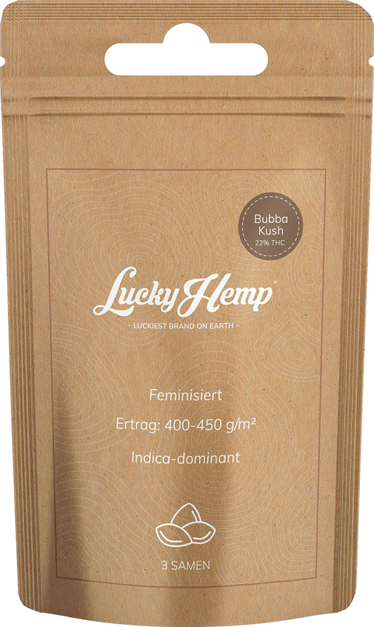 Bubba Kush US Samen Feminisiert 3 Seeds - Lucky Hemp