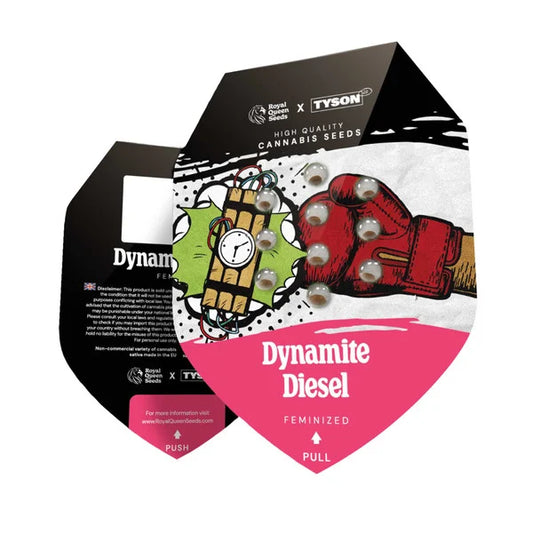 Dynamite Diesel - Feminized - 3 Seeds + 3 Sample Seeds - Royal Queen Seeds