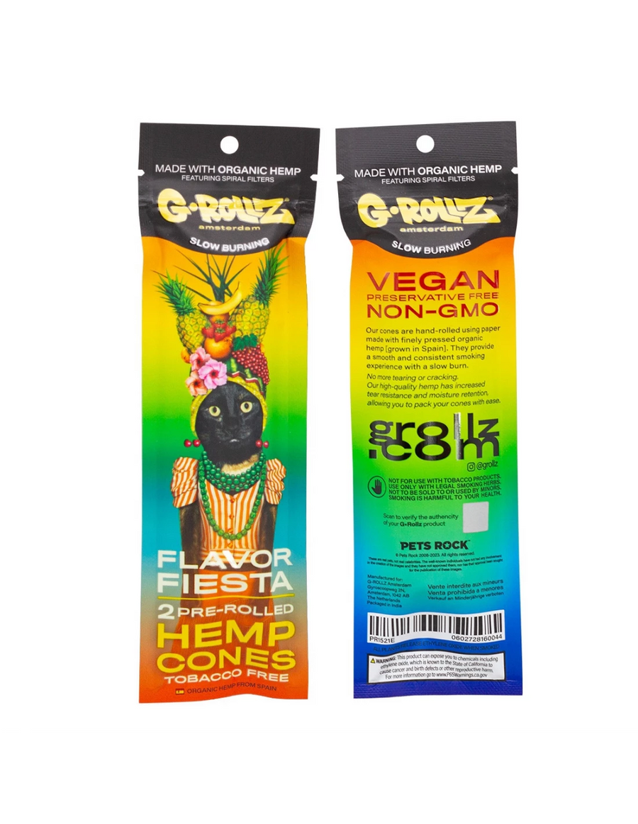 G-ROLLZ - 2X MANGO FLAVORED PRE-ROLLED HEMP CONES