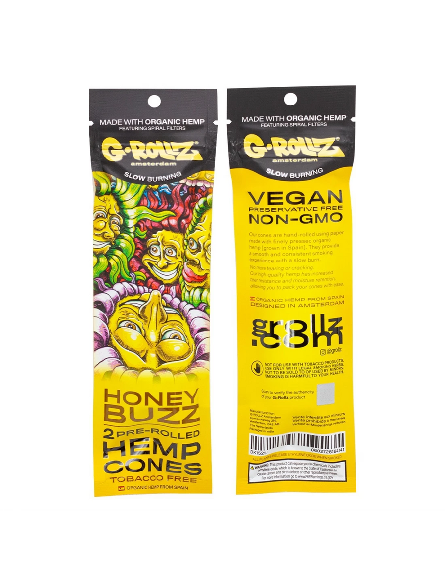 G-ROLLZ - 2X MANGO FLAVORED PRE-ROLLED HEMP CONES