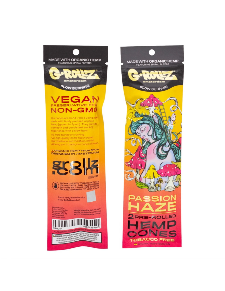 G-ROLLZ - 2X MANGO FLAVORED PRE-ROLLED HEMP CONES