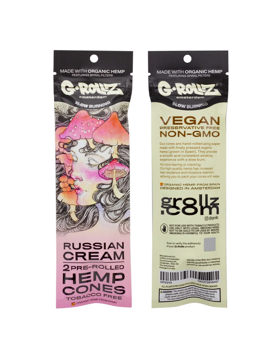 G-ROLLZ - 2X MANGO FLAVORED PRE-ROLLED HEMP CONES