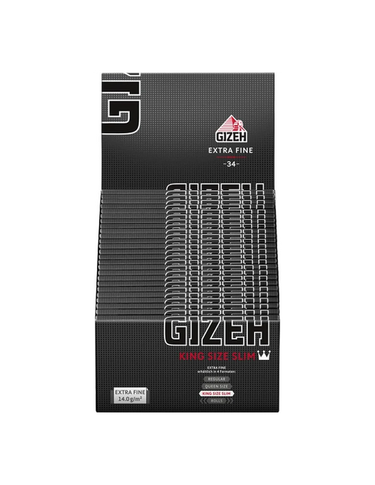 GIZEH KING SIZE SLIM - EXTRA FINE - 50 X 34 PAPERS