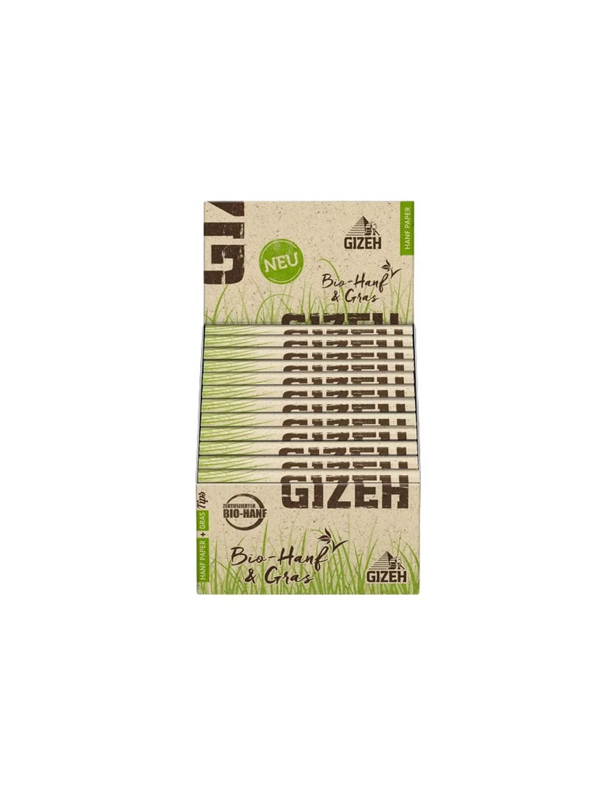 GIZEH KING SIZE SLIM - ORGANIC HEMP 25 X 34 PAPERS