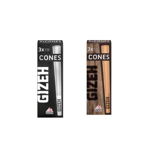 GIZEH CONES + TIP X 3