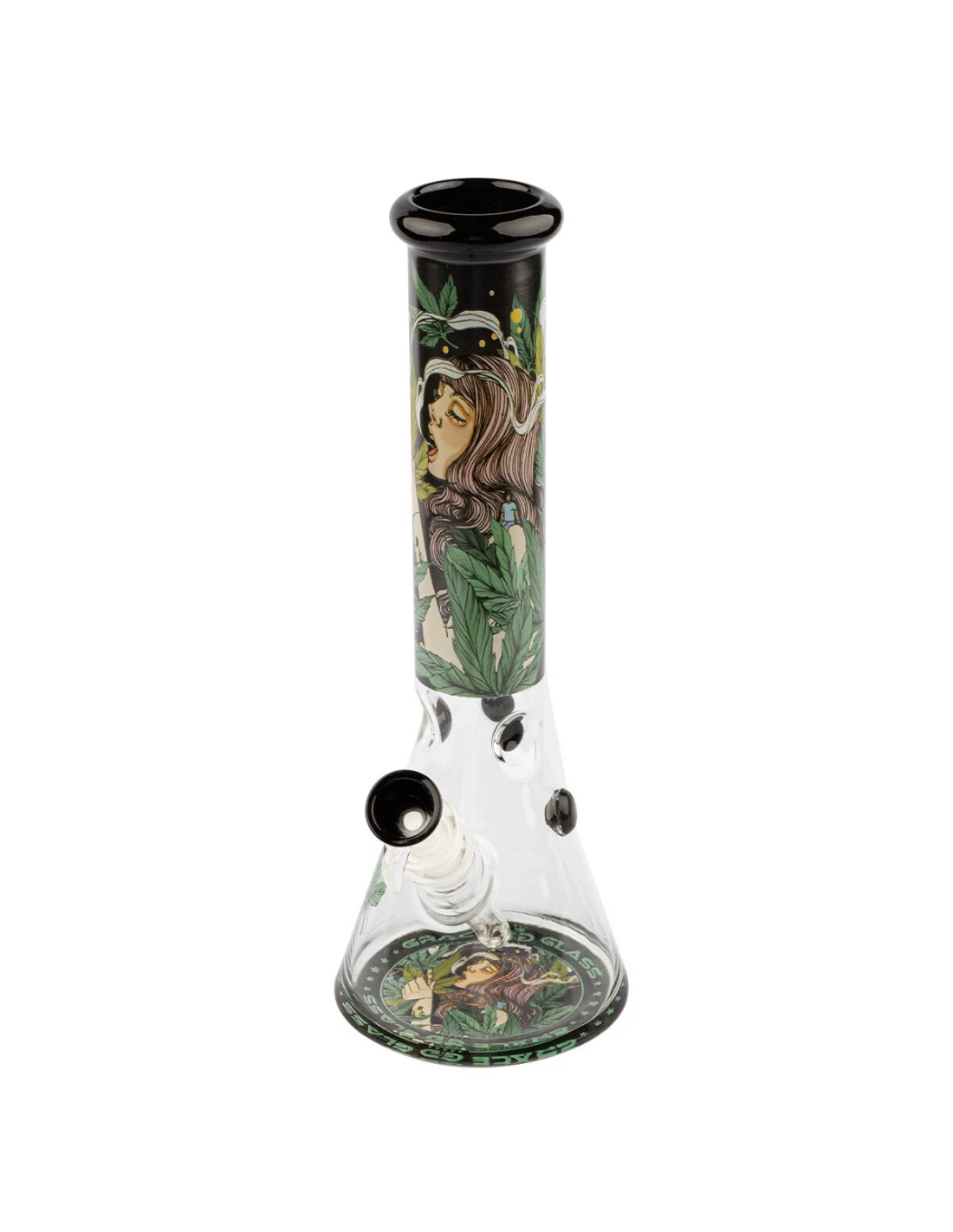 GRACE GLASS - COLLECTOR 'KISSING LADY' BONG